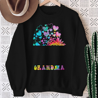 Personalized Hippie Mom Grandma Sweatshirt - Thegiftio UK