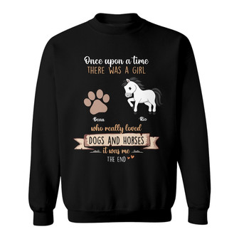 Personalized Horse And Dog Sweatshirt - Thegiftio UK