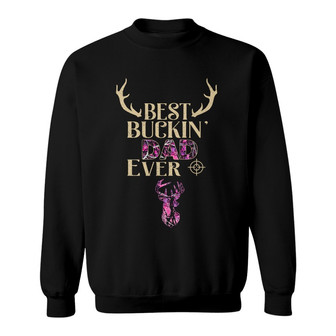 Personalized Hunting Bucking Dad Grandpa Ever Sweatshirt - Thegiftio UK