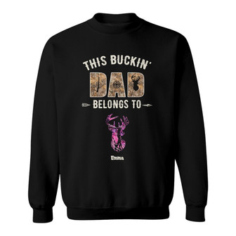 Personalized Hunting Dad Grandpa Belongs To Sweatshirt - Thegiftio UK