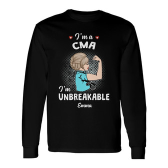 Personalized I Am Nurse Long Sleeve Shirt - Thegiftio UK