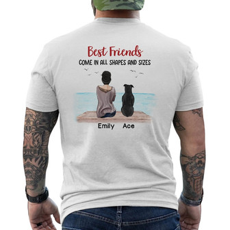 Personalized I Found Your Paws Dog Back Print T-Shirt - Thegiftio UK