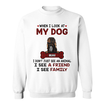 Personalized I See Dog Friend Family Sweatshirt - Thegiftio UK