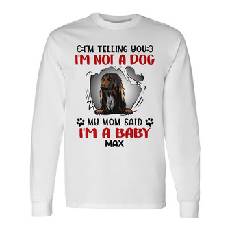 Personalized I'm A Baby Dog Long Sleeve Shirt - Thegiftio UK