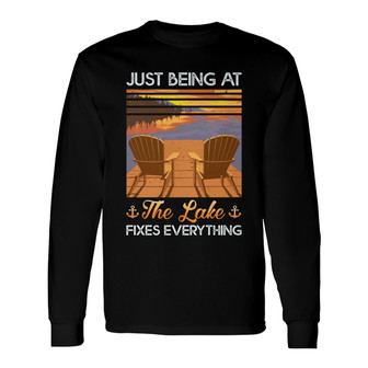 Personalized Lake Long Sleeve Shirt - Thegiftio UK