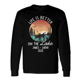 Personalized Lake Long Sleeve Shirt - Thegiftio UK