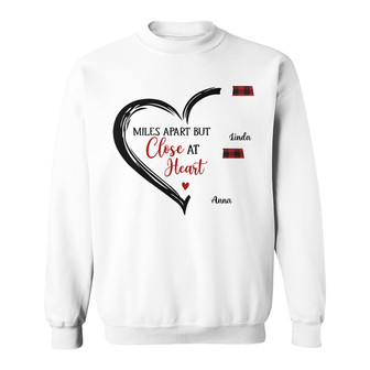 Personalized Long Distance Family Sweatshirt - Thegiftio UK