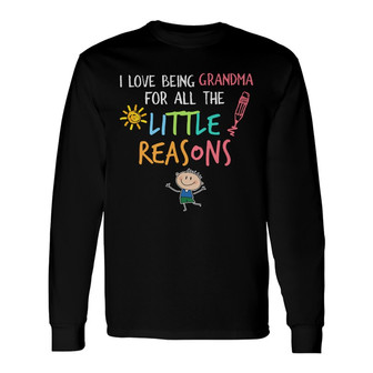 Personalized Love Being Grandma Long Sleeve Shirt - Thegiftio UK