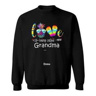 Personalized Love Being Mom Grandma Sweatshirt - Thegiftio UK