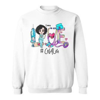 Personalized Love Nurse Life Sweatshirt - Thegiftio UK