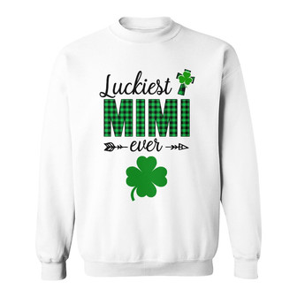 Personalized Luckiest Grandma Ever Sweatshirt - Thegiftio UK