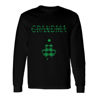 Personalized Lucky Grandma Nana Irish St Patrick's Day Long Sleeve Shirt - Thegiftio UK