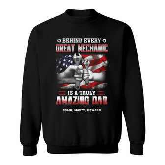 Personalized Mechanic Dad FD Sweatshirt - Thegiftio UK