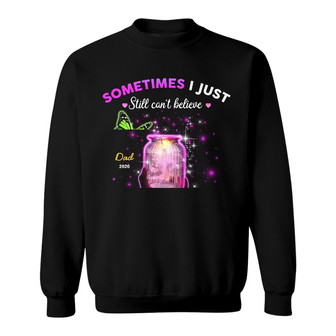 Personalized Memorial Butterfly Mom Dad Sweatshirt - Thegiftio UK