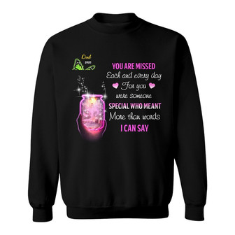 Personalized Memorial Butterfly Mom Dad Sweatshirt - Thegiftio UK