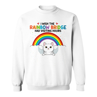 Personalized Memorial Cat Rainbow Bridge Sweatshirt - Thegiftio UK