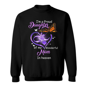 Personalized Memorial Mom Dad In Heaven Sweatshirt - Thegiftio UK