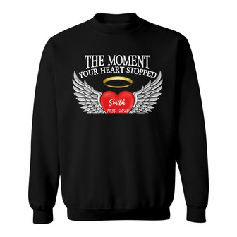 Personalized Memorial Mom Dad My Heart Changed Forever Sweatshirt - Thegiftio UK