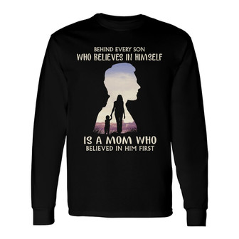 Personalized Mom And Son Long Sleeve Shirt - Thegiftio UK