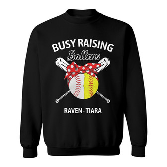 Personalized Mom Baseball Softball Sweatshirt - Thegiftio UK