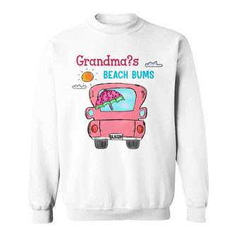 Personalized Mom Grandma Beach Sweatshirt - Thegiftio UK