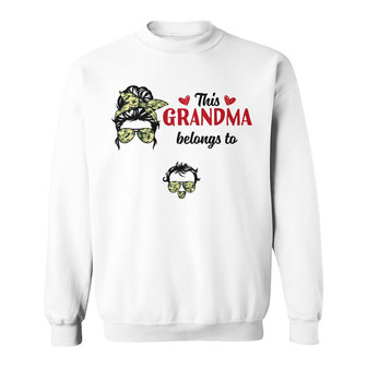 Personalized Mom Grandma Belongs To Sweatshirt - Thegiftio UK