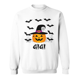 Personalized Mom Grandma Fall Halloween Sweatshirt - Thegiftio UK