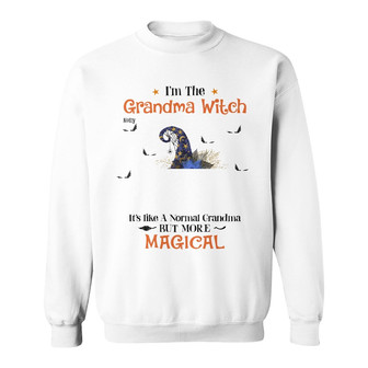 Personalized Mom Grandma Fall Halloween Sweatshirt - Thegiftio UK