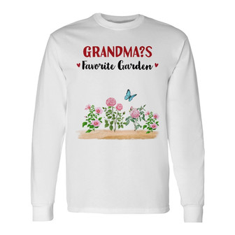 Personalized Mom Grandma Favorite Garden Long Sleeve Shirt - Thegiftio UK