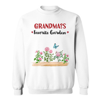 Personalized Mom Grandma Favorite Garden Sweatshirt - Thegiftio UK