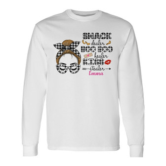 Personalized Mom Grandma Funny Long Sleeve Shirt - Thegiftio UK