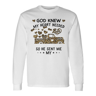 Personalized Mom Grandma God Sent Grandkids Long Sleeve Shirt - Thegiftio UK