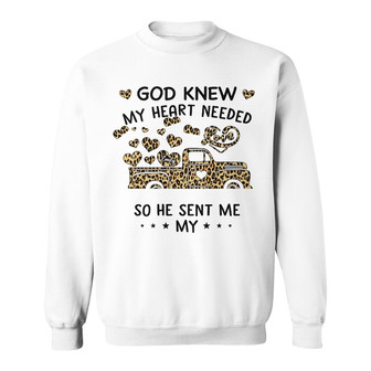 Personalized Mom Grandma God Sent Grandkids Sweatshirt - Thegiftio UK