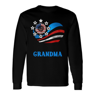 Personalized Mom Grandma Heart Long Sleeve Shirt - Thegiftio UK