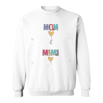 Personalized Mom Grandma Heart Sweatshirt - Thegiftio UK