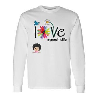 Personalized Mom Grandma Life Long Sleeve Shirt - Thegiftio UK
