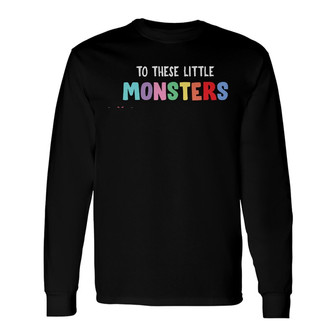 Personalized Mom Grandma Little Monsters Long Sleeve Shirt - Thegiftio UK