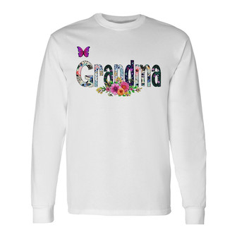 Personalized Mom Grandma Long Sleeve Shirt - Thegiftio UK