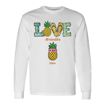 Personalized Mom Grandma Long Sleeve Shirt - Thegiftio UK