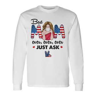 Personalized Mom Grandma Long Sleeve Shirt - Thegiftio UK
