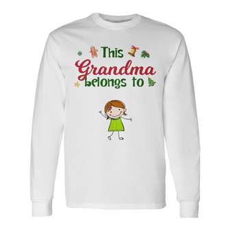 Personalized Mom Grandma Long Sleeve Shirt - Thegiftio UK