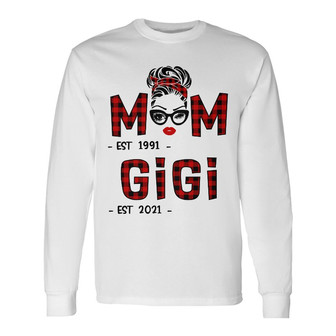 Personalized Mom Grandma Long Sleeve Shirt - Thegiftio UK