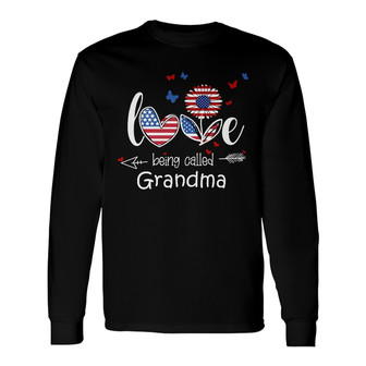 Personalized Mom Grandma Love Being Long Sleeve Shirt - Thegiftio UK