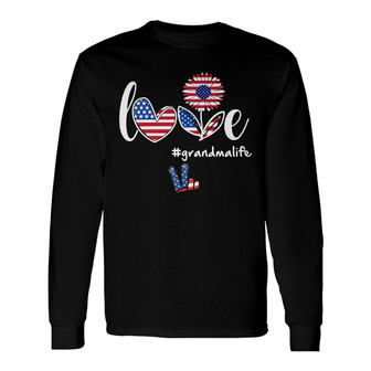 Personalized Mom Grandma Love Long Sleeve Shirt - Thegiftio UK