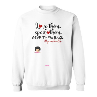 Personalized Mom Grandma Love Spoil Sweatshirt - Thegiftio UK
