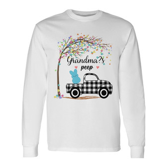 Personalized Mom Grandma Peeps Easter 2021 Long Sleeve Shirt - Thegiftio UK