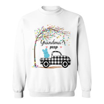Personalized Mom Grandma Peeps Easter 2021 Sweatshirt - Thegiftio UK