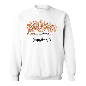 Personalized Mom Grandma Spooky Fall Halloween Sweatshirt - Thegiftio UK