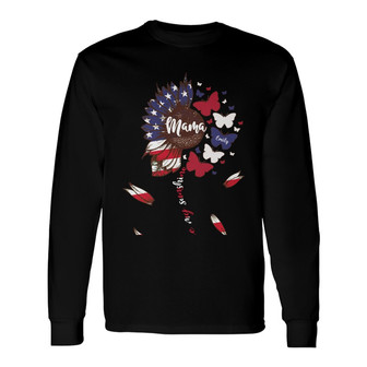Personalized Mom Grandma Sunflower Long Sleeve Shirt - Thegiftio UK