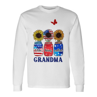 Personalized Mom Grandma Sunflower Long Sleeve Shirt - Thegiftio UK